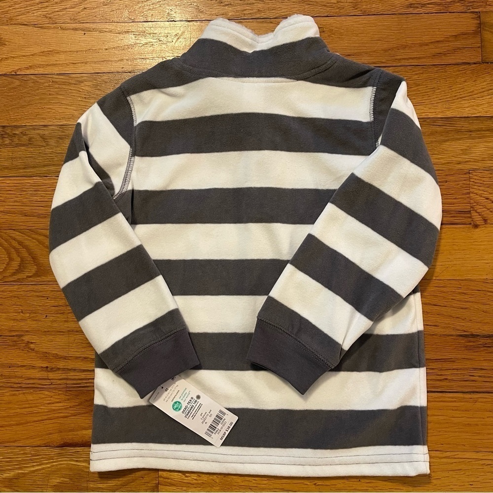Carter’s | Striped Fleece Pullover & Pant Set | 4t - Picture 3 of 7